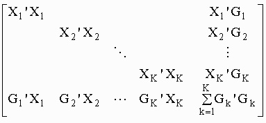 Lange's precision matrix